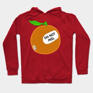 Do Not Peel the Badly Drawn Orange Hoodie